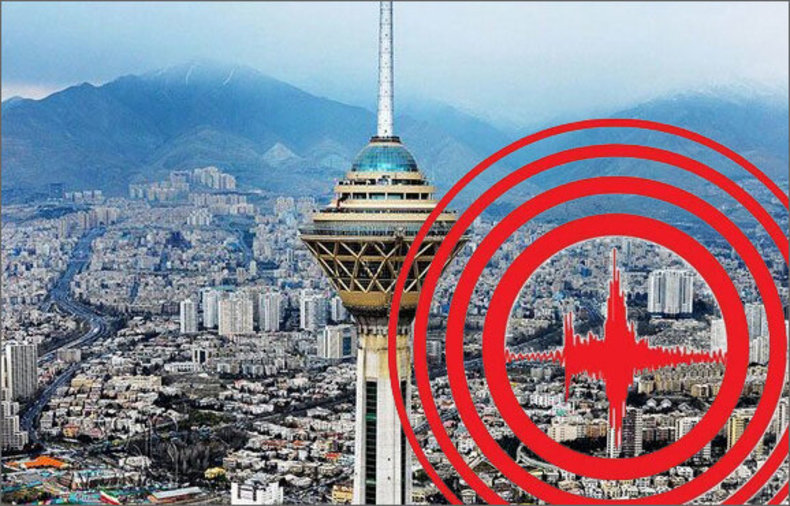 احتمال تلفات بالای انسانی زلزله در ۸ منطقه تهران