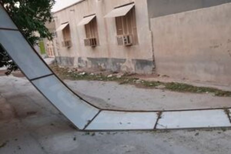 طوفان شدید در پارسیانِ هرمزگان + فیلم