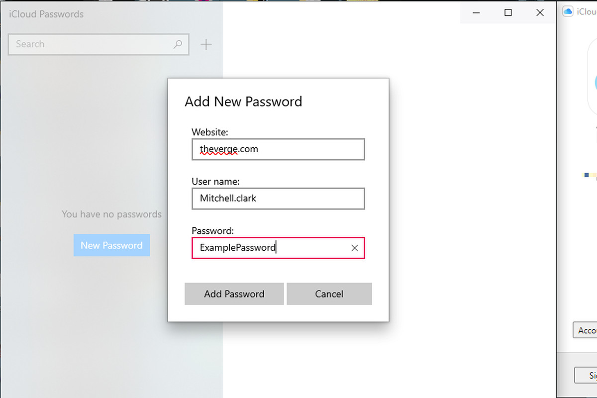 مدیریت گذرواژه های اپل با iCloud Passwords در ویندوز ممکن شد