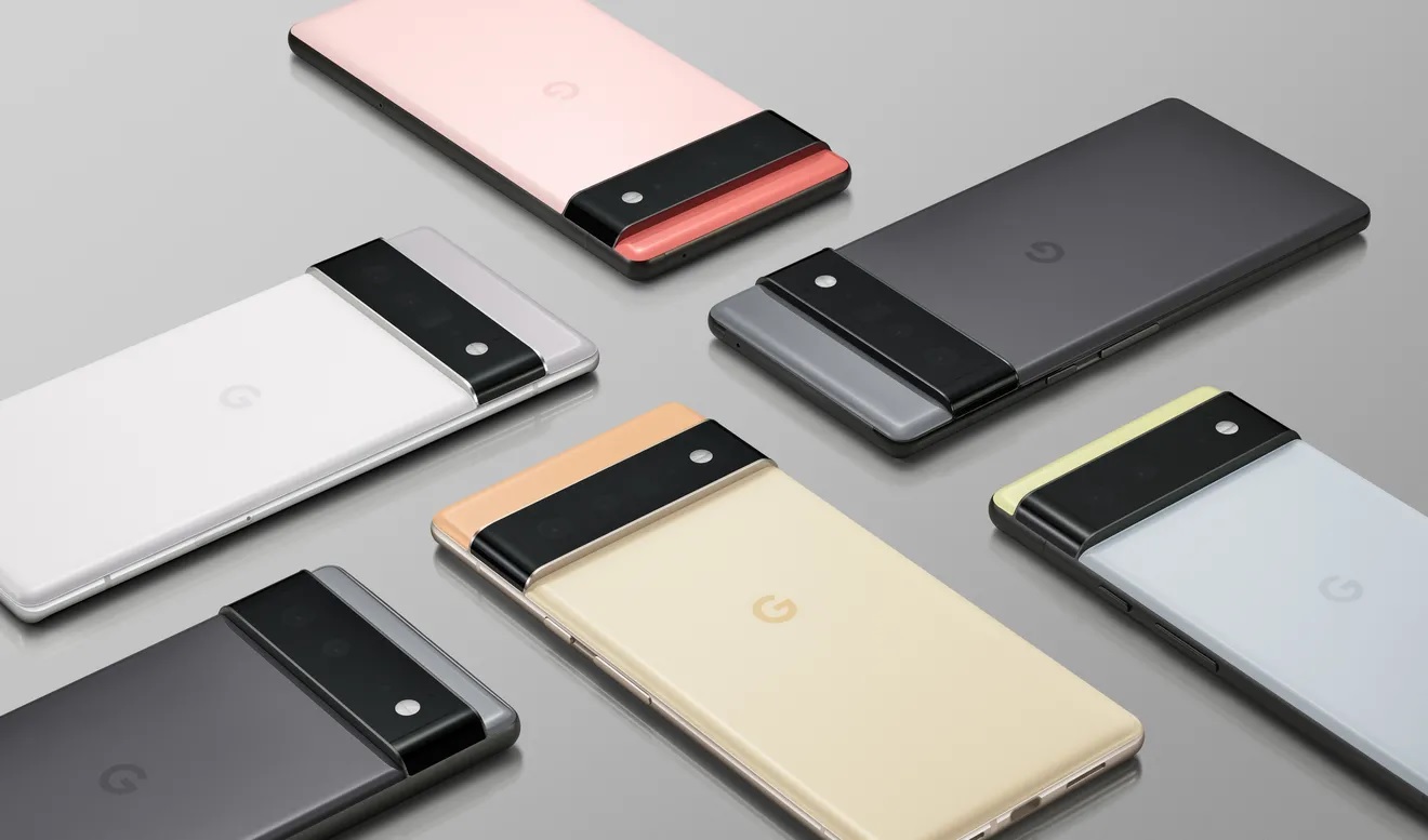 گوشی‌های سری پیکسل ۶ گوگل بدون شارژر در جعبه محصول عرضه می‌شوند
