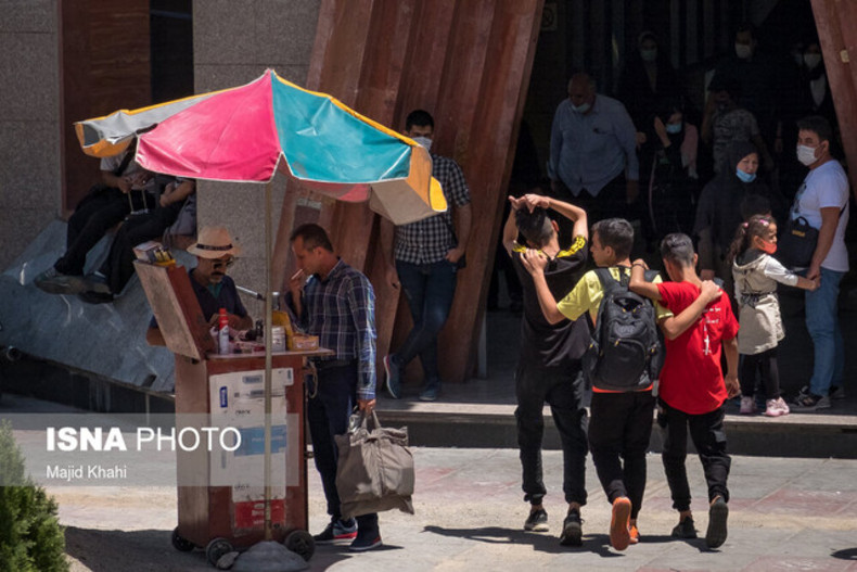 کاهش نسبی دمای تهران