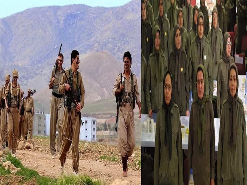 حزب منحله دمکرات کردستان ایران با گروهک های تروریستی منافقین، الاهوازیه و جیش العدل متحد شد