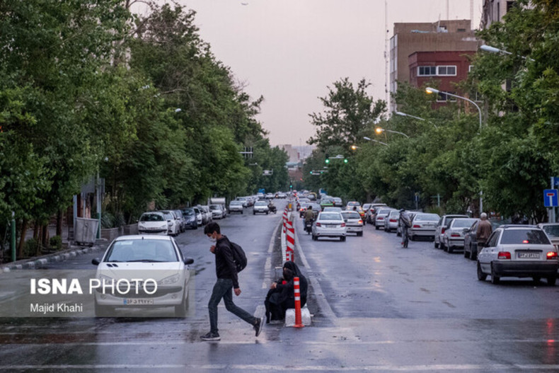 رگبار باران در پنج استان/آسمان صاف در بیشتر مناطق کشور