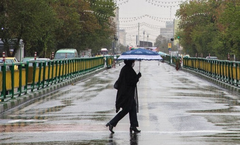 بارندگی در ۷ استان کشور/دمای اردبیل به زیر ۱۰ درجه می‌رسد