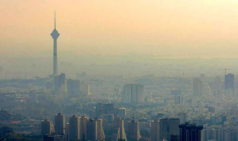 هوای تهران در وضعیت ناسالم برای گروه‌های حساس
