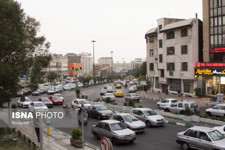 آلودگی هوای تهران برای گروه‌های حساس در مناطق پرتردد