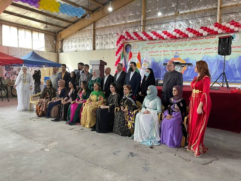 اولین نمایشگاه مشترک صنایع دستی زنان ایران و سلیمانیه عراق برگزار گردید