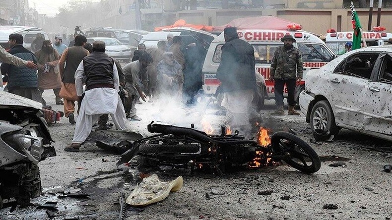 ۱۰ کشته و زخمی طی انفجار در کویته پاکستان