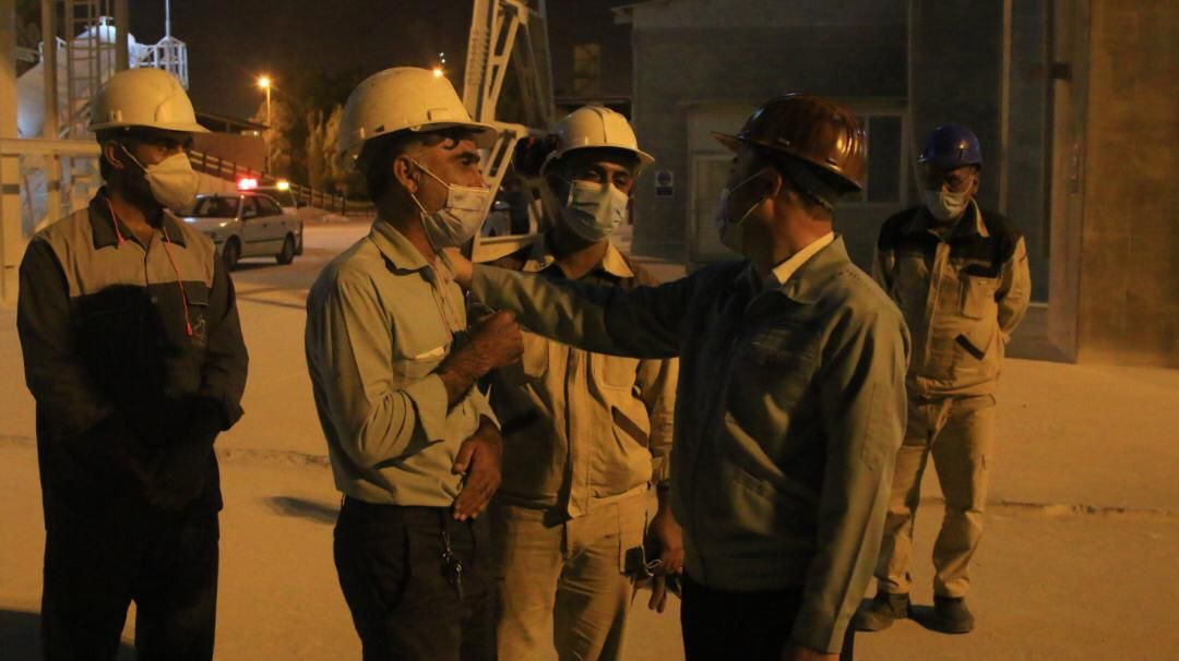 بازدید سرزده و شبانه از آهک و ریخته گری