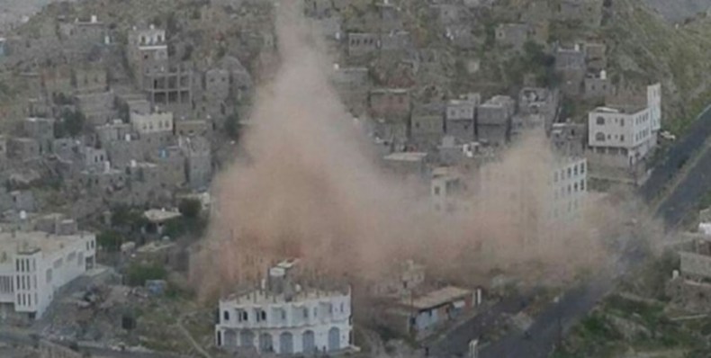 بمباران فراگیر یمن با کمک آمریکا انجام می‌شود