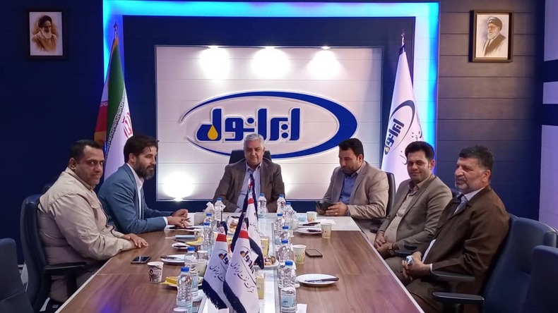 دیدار اعضای شورای شهر آبادان و شهردار جدید این شهر با مدیرعامل شرکت نفت ایرانول