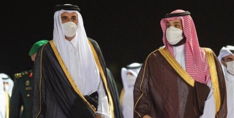 بن سلمان وارد قطر شد