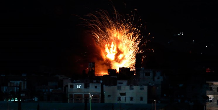 حملات ددمنشانه ائتلاف متجاوز سعودی به پایتخت یمن