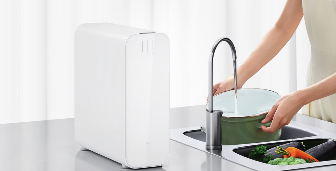 شیائومی از دستگاه تصفیه آب هوشمند جدیدی با شیر مجهز به نمایشگر رونمایی کرد