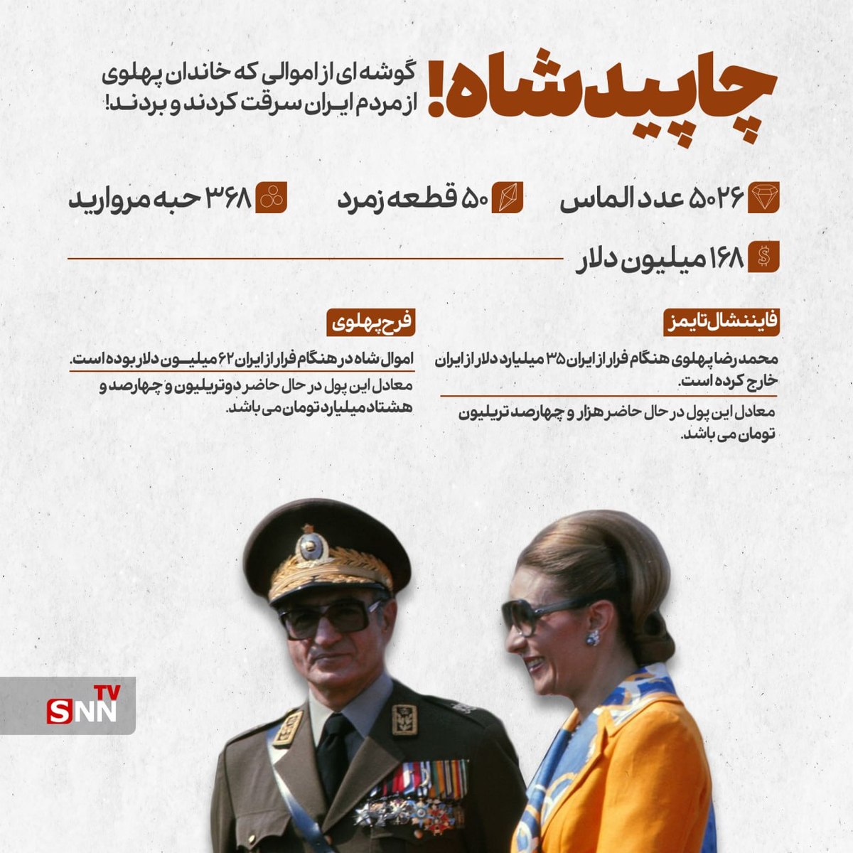 چاپید شاه!