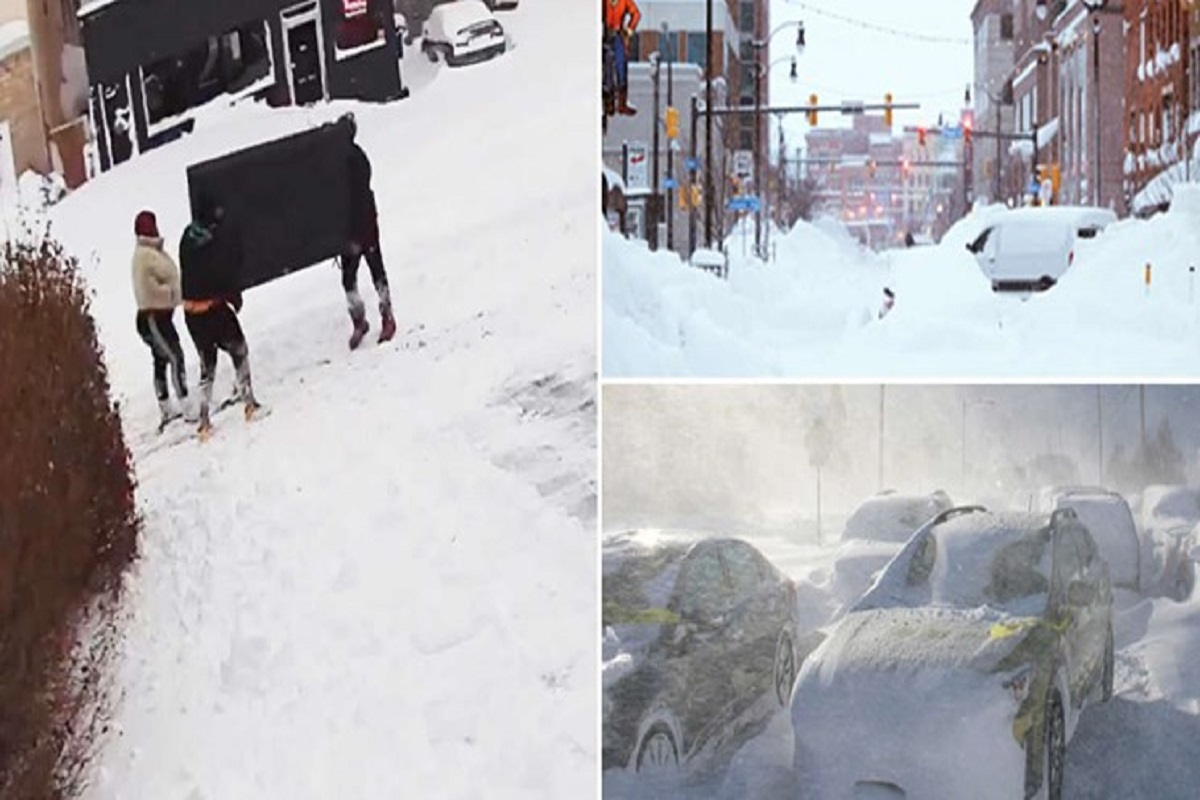 آمریکای یخ‌زده با 57 کشته و غارتگری از فروشگاه‌ها+فیلم