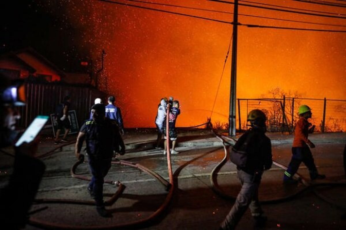 ۲۲ نفر در آتش‌سوزی‌های شیلی کشته شدند