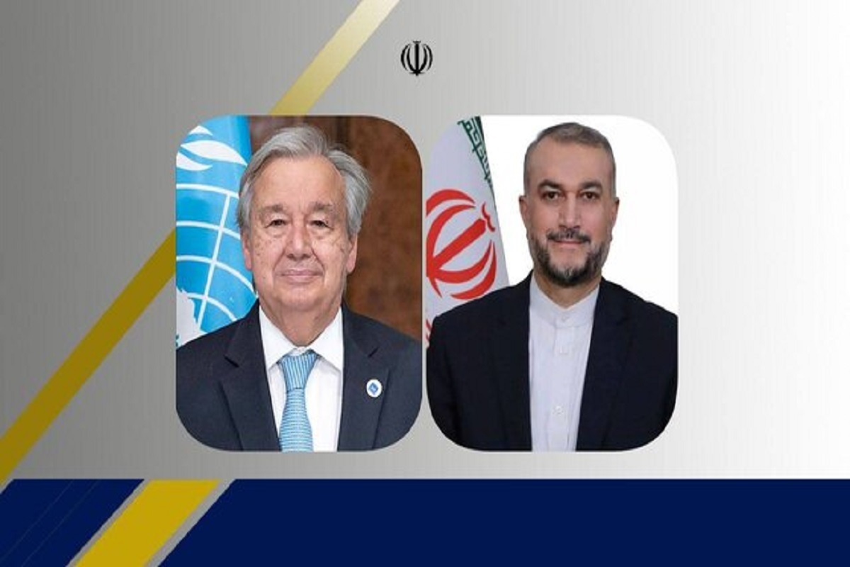 پیام دبیر کل سازمان ملل به امیر عبداللهیان