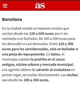 مردانی که بدون لباس در شهر تردد می‌کنند، جریمه می‌شوند