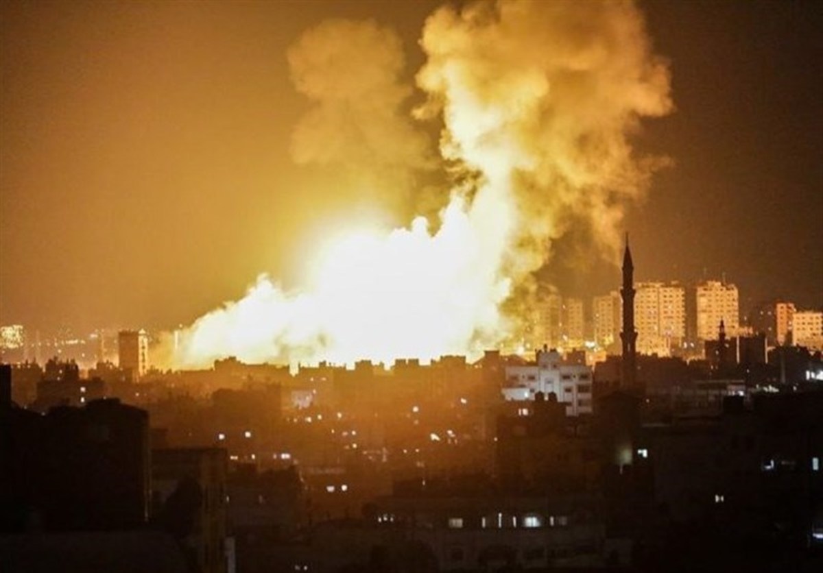 حمله جنگنده‌های رژیم صهیونیستی به نوار غزه و پاسخ راکتی مقاومت