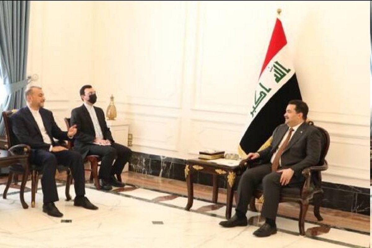 دیدار امیرعبداللهیان با نخست‌وزیر عراق