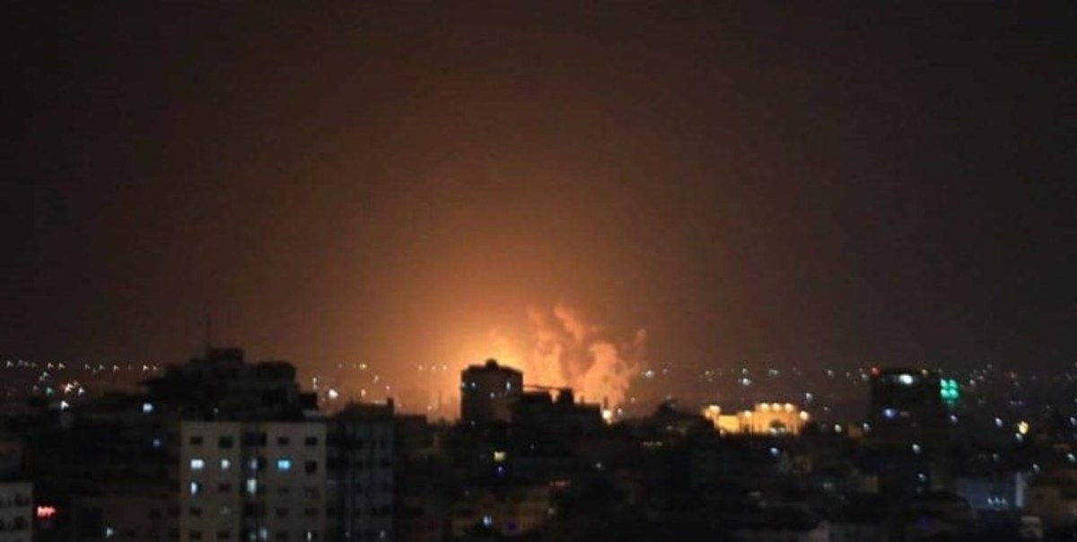 حمله توپخانه‌ها و جنگنده‌های صهیونیستی به نوار غزه