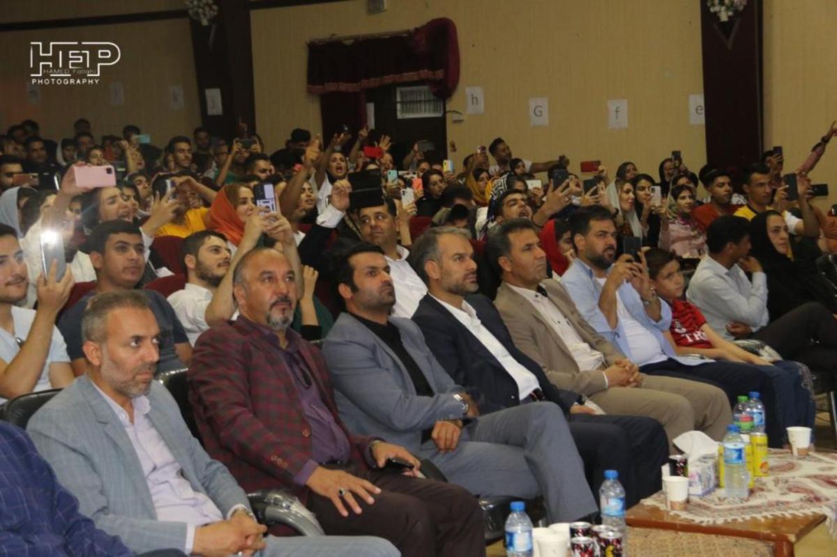 حضور مهندس جلال رشیدی و مهدی رنجبر رئیس در جشنواره دهه کرامت