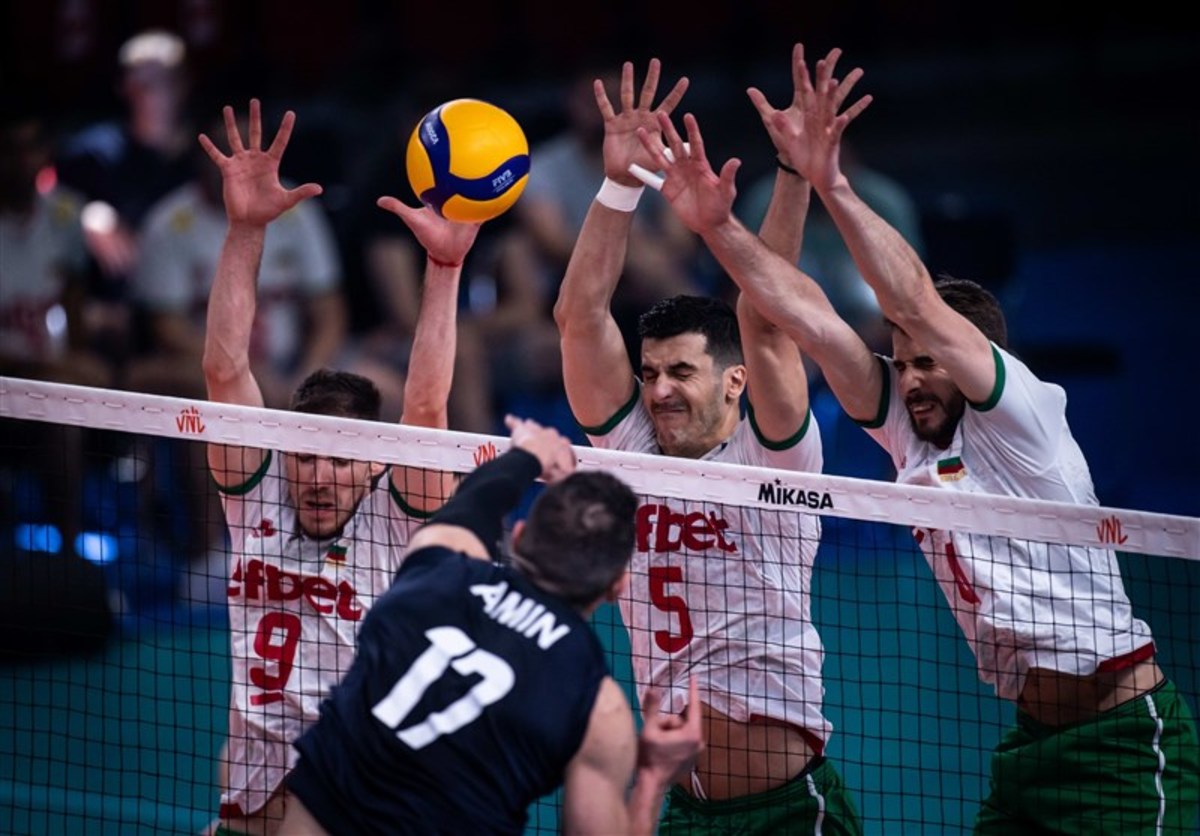شکست تیم ملی والیبال ایران مقابل بلغارستان در نخستین بازی از هفته دوم