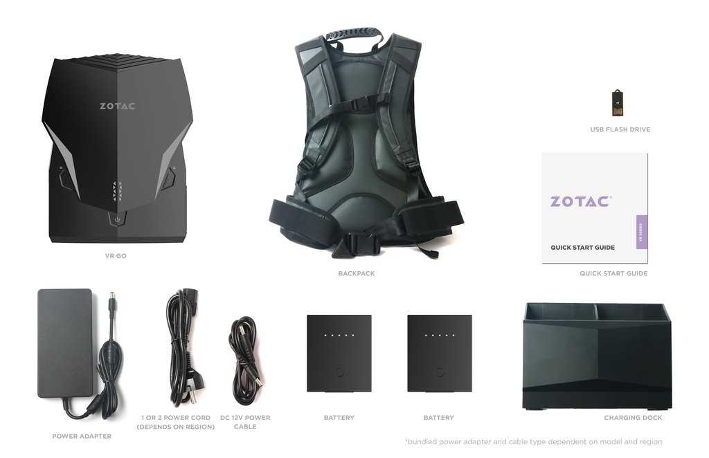 کوله‌پشتی واقعیت مجازی Zotac VR Go 4.0 معرفی شد
