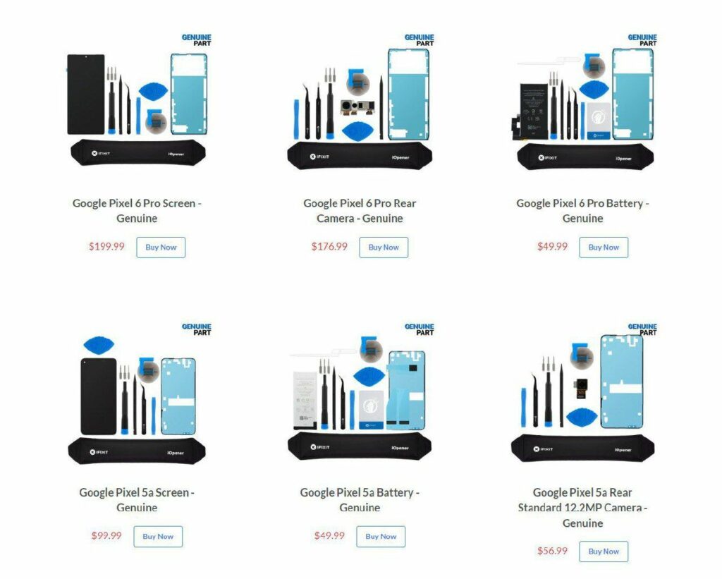 امکان تعمیر گوشی‌های پیکسل برای کاربران فراهم شد