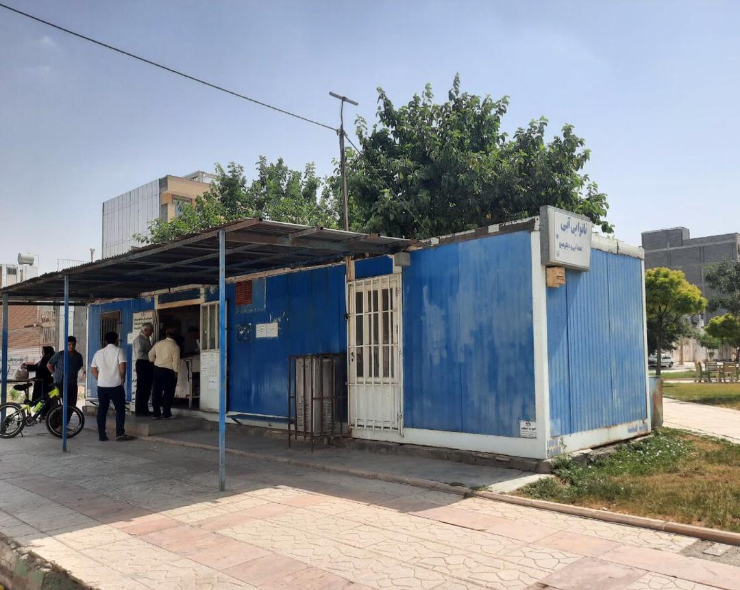 نانوایی آبی و پخت نان با چاشنی عشق