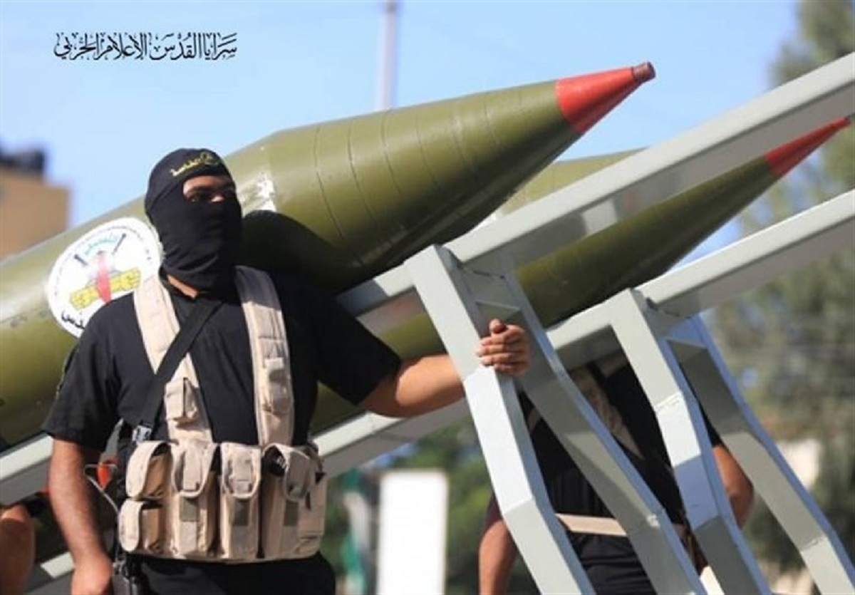 حمله موشکی مقاومت فلسطین به قدس اشغالی