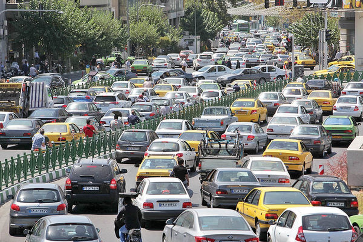ترافیک سنگین در بزرگراه نواب و بزرگراه هاشمی رفسنجانی