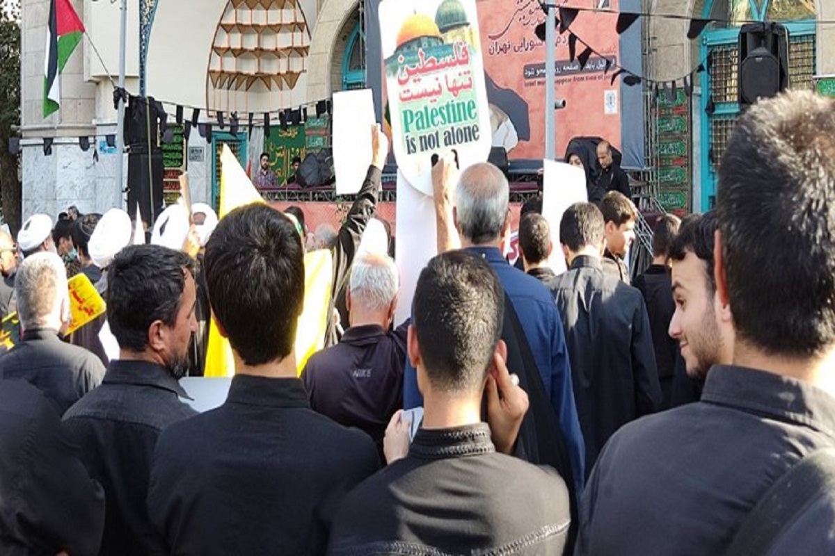 آغاز تجمع مردم تهران در محکومیت جنایات اخیر رژیم صهیونیستی