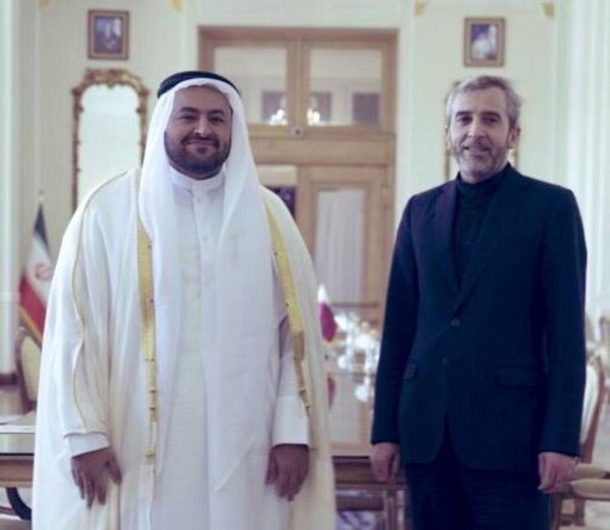دیدار معاون وزیر خارجه قطر با علی باقری درباره برجام