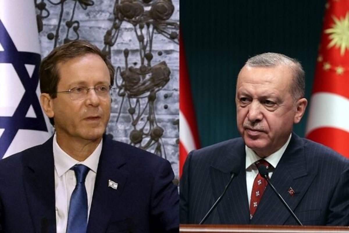 اردوغان و رئیس رژیم صهیونیستی رایزنی کردند