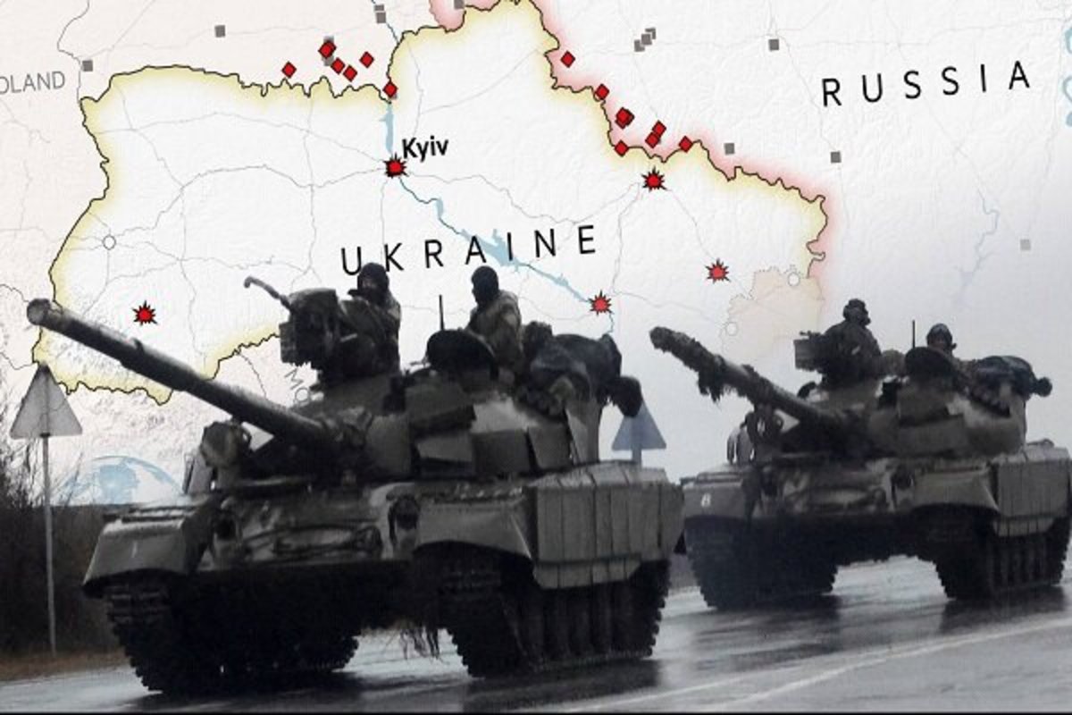شنیده شدن صدای انفجارهایی در چند شهر اوکراین
