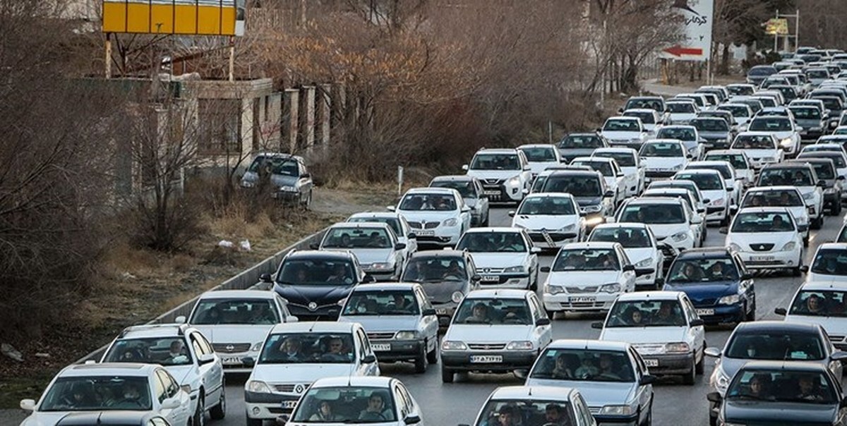 بار ترافیکی سنگین در بزرگراه بابایی و شهیدهمت