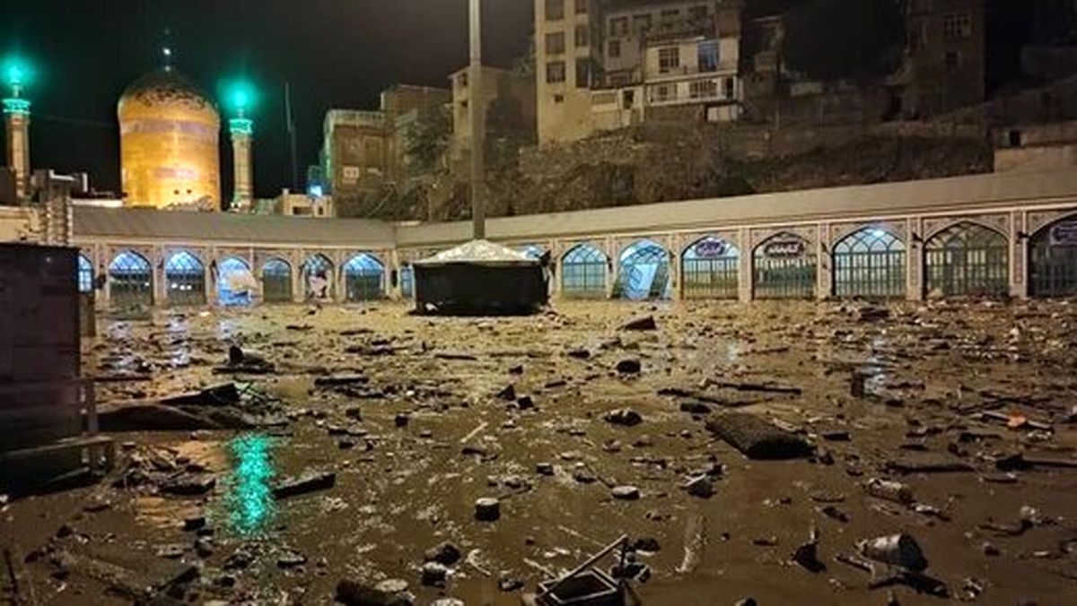 مسیر آب در امام زاده داوود دستکاری شده بود