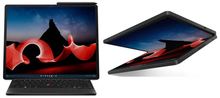 لپ‌تاپ تاشو ThinkPad X1 فولد (۲۰۲۲) لنوو معرفی شد