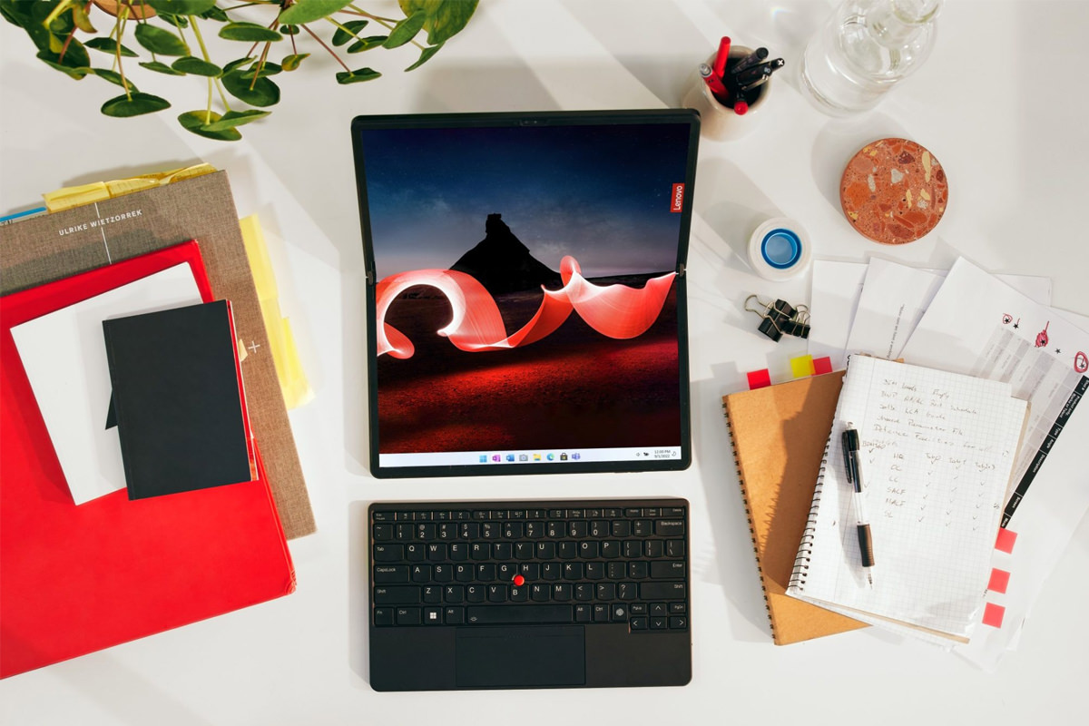 لپ‌تاپ تاشو ThinkPad X1 فولد (۲۰۲۲) لنوو معرفی شد