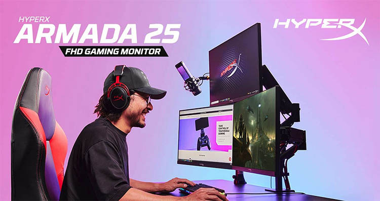 اولین مانیتور گیمینگ برند HyperX رونمایی شد