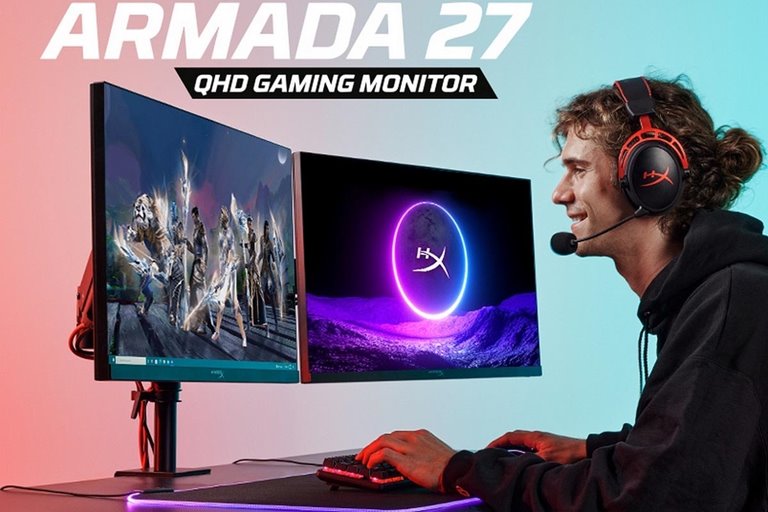 اولین مانیتور گیمینگ برند HyperX رونمایی شد