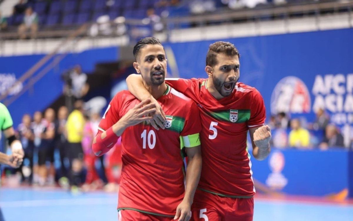 صعود ایران به فینال فوتسال قهرمانی آسیا