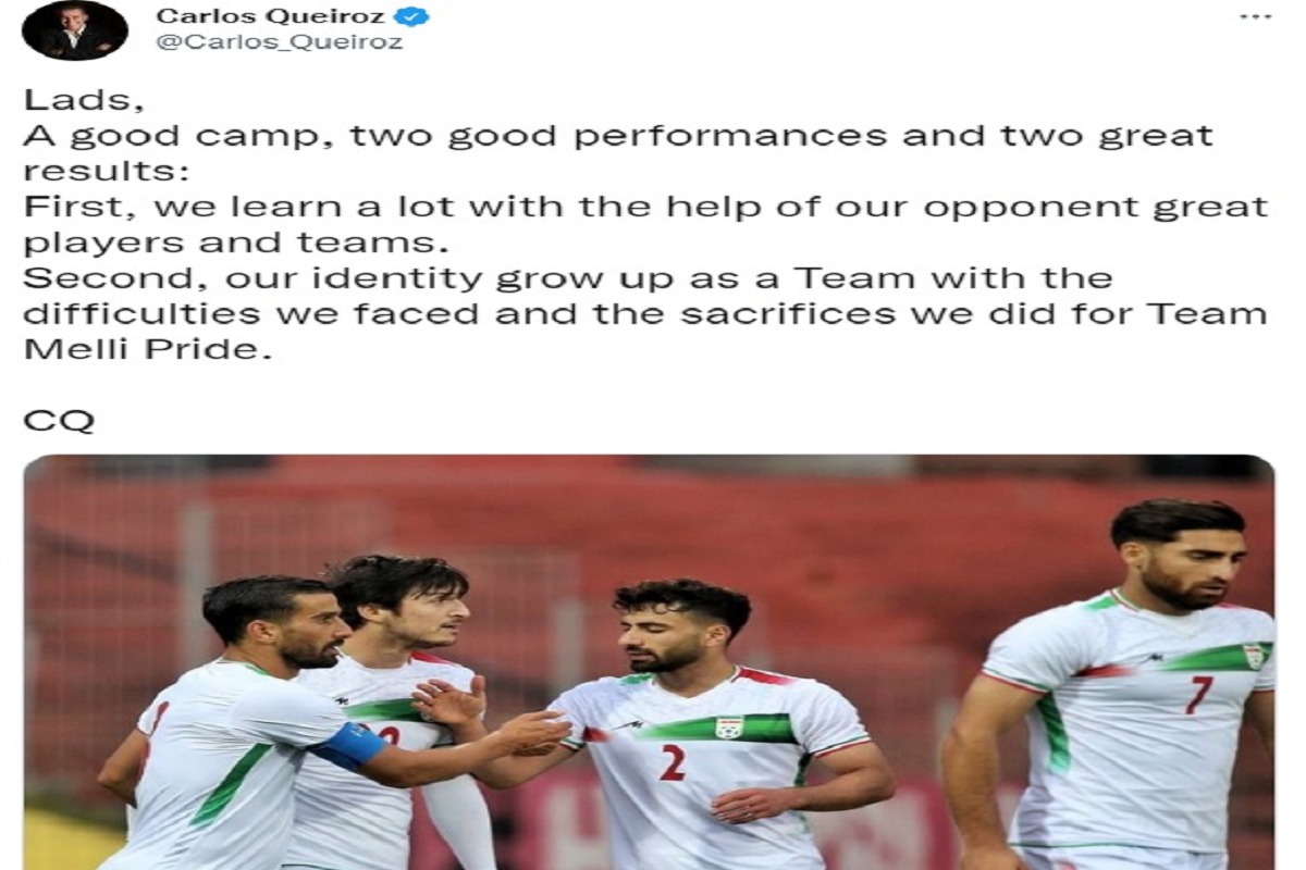 کی‌روش: هویت تیم ملی با فداکاری و اتحاد رشد کرد