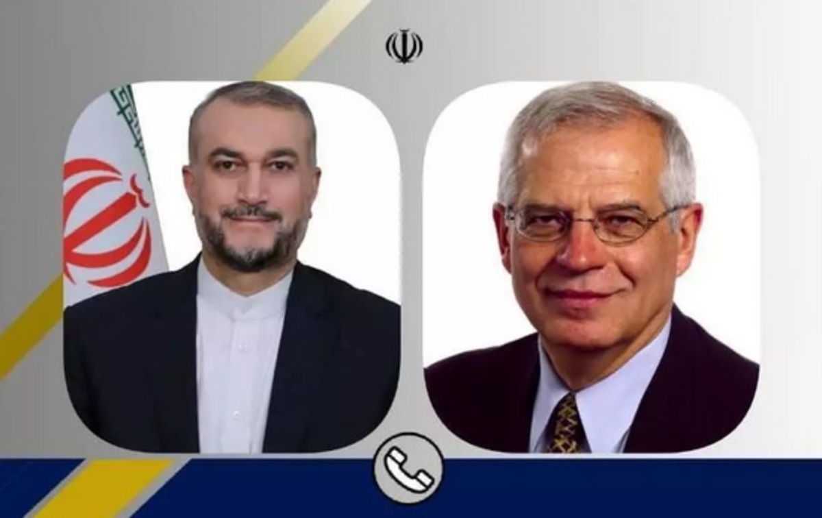 گفتگوی تلفنی امیرعبداللهیان و جوزپ بورل در خصوص مذاکره برای لغو تحریم ها