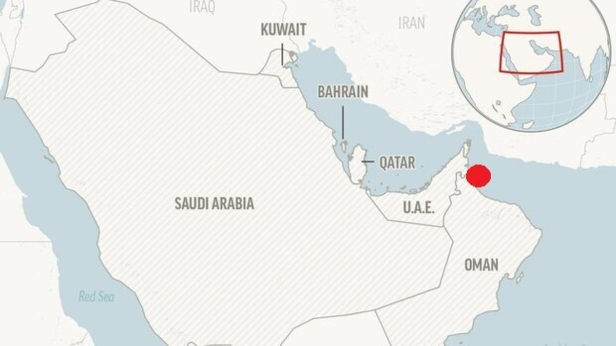 حمله پهپادی به نفت‌کش اسرائیلی در دریای عمان+نقشه مکان حمله