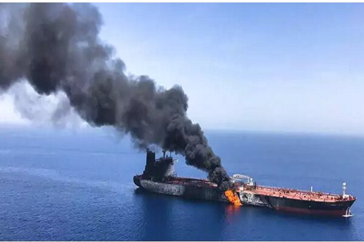 حمله پهپادی به نفت‌کش اسرائیلی در دریای عمان