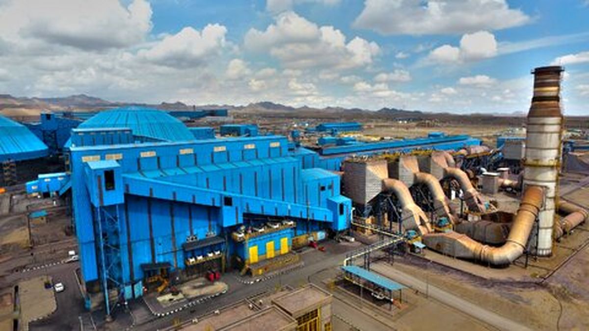 رکورد شکنی فولاد سنگان در تولید گندله آهن