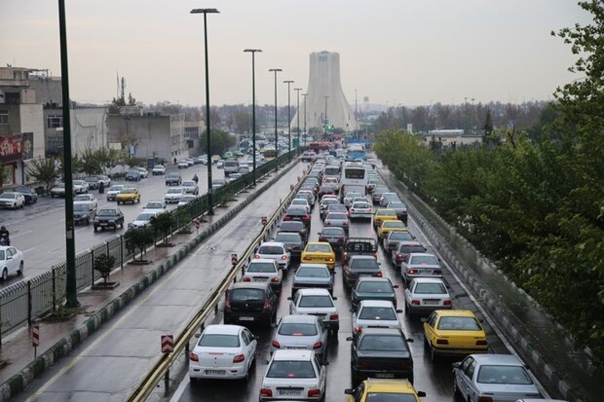 وضعیت ترافیکی تهران در آخرین روز آبان